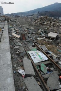 大船渡線大船渡駅 3月30日