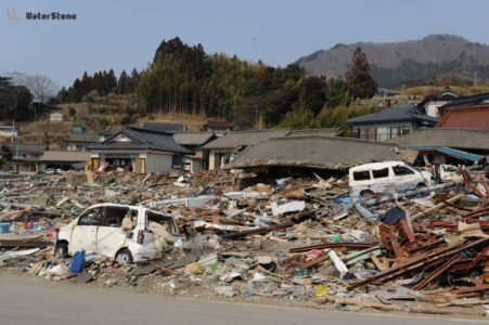 床屋さんがあったあたり 3月30日