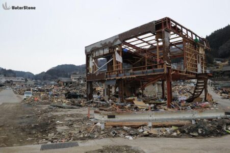 橋本商店から烏頭方面 3月30日