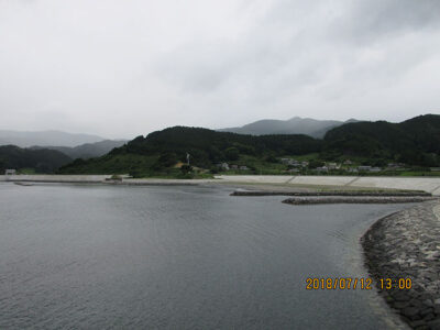 浦浜の津波堤防